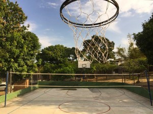 Quadra de Basquete e Volei 